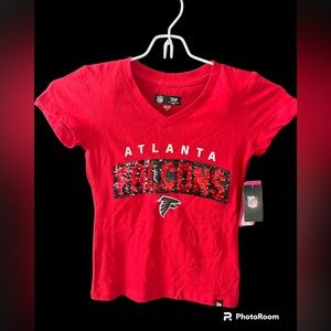NFL Atlanta Falcons girls shirt NWT!  Size 4-5